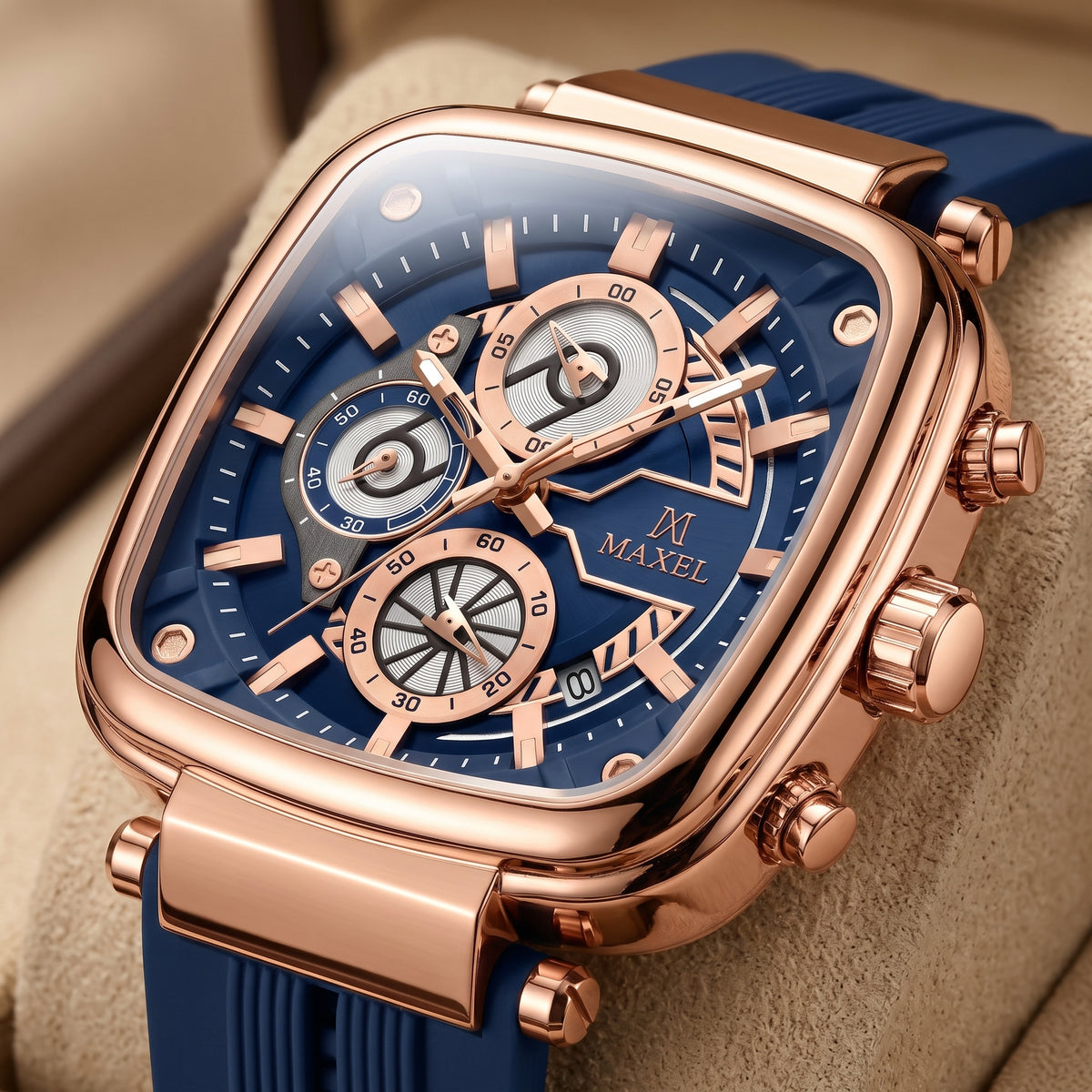 MAXEL Luxury Men’s Chronograph Watch | Perfect for Gifts